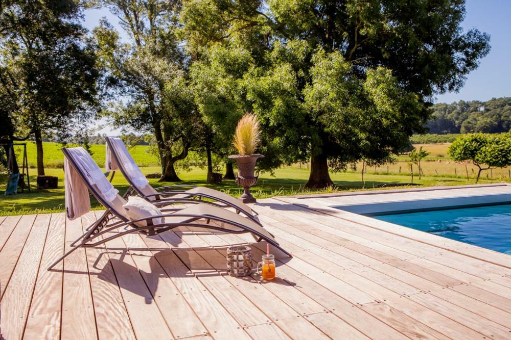 Bed and Breakfast Le Vallon De Guerry Sainte-Colombe-de-Duras Екстер'єр фото